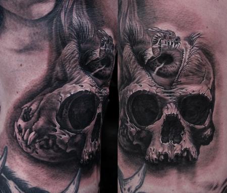 Tattoos - Eye Skull - 62150